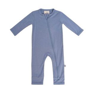 Kyte Baby Zipper Romper in Slate